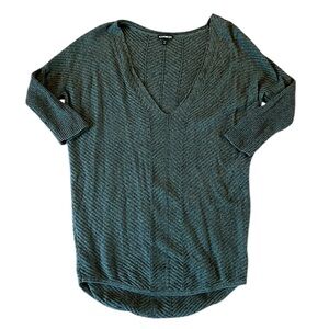 Express Green Sweater Size S